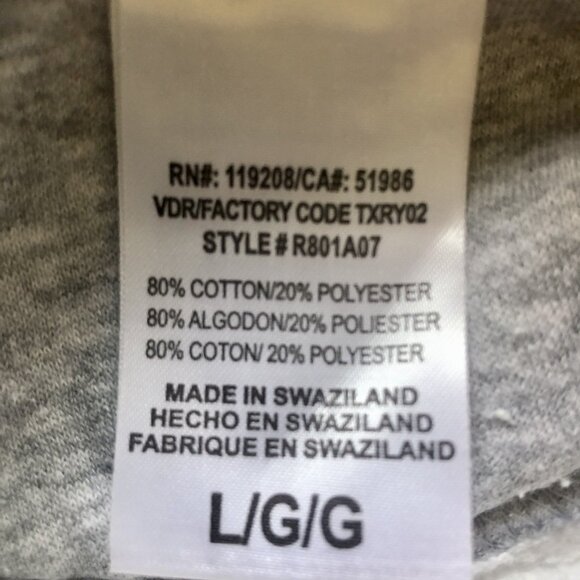 Reebok NFL Minnesota Vikings Football Brett Favre Crewneck Sweatshirt Large Gray - Picture 4 of 6